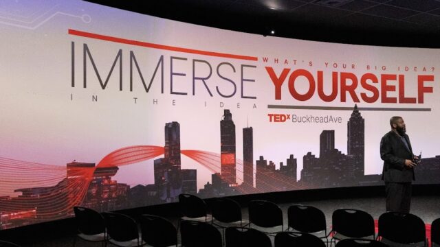 Atlanta, GA, USA, September 16, 2023: TEDx Buckhead Ave